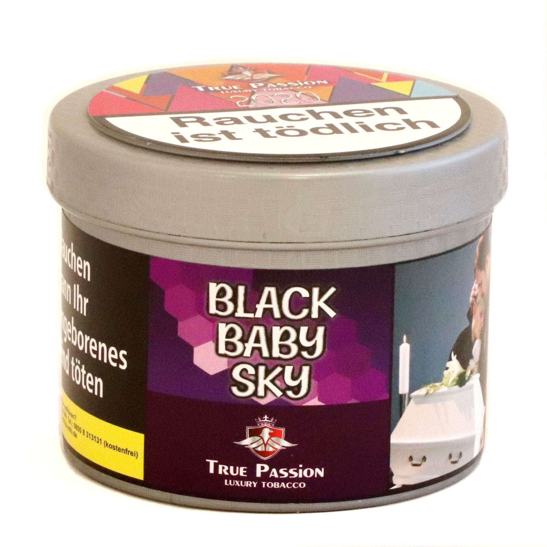 Shisha Tabak kaufen – Black Baby Sky von True Passion Luxury Tobacco
